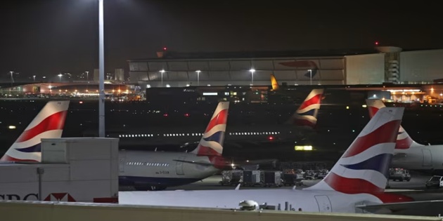 Heathrow Havalimanı’nda Drone Alarmı, Uçuşlar Durduruldu